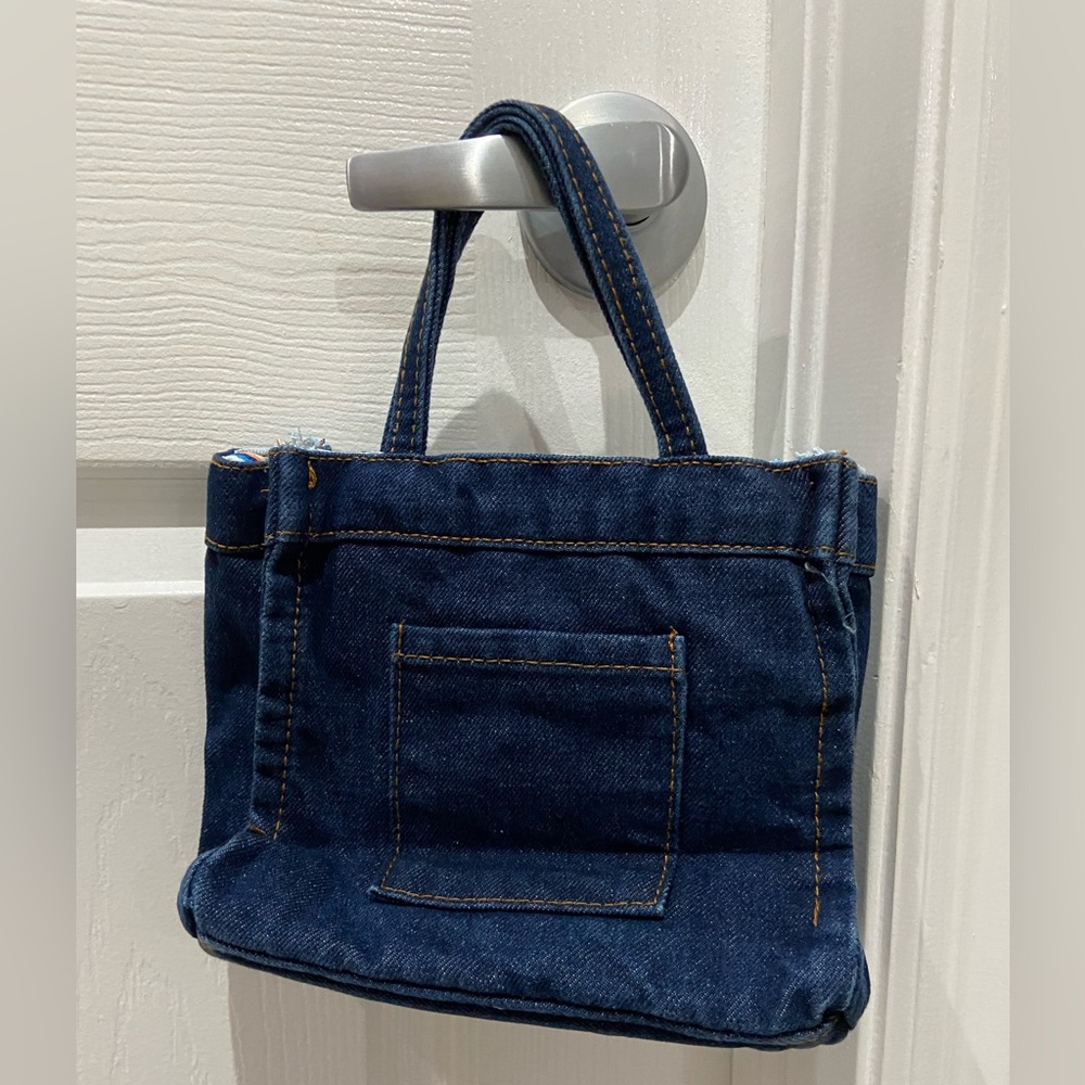 Blue Jean Denim Women's Crossbody Purse, Shoulder, small Tote Bag - NEW in Bag - Picture 2 of 5